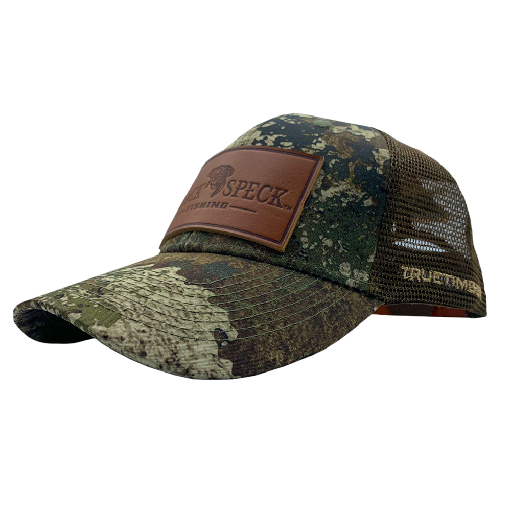 LEATHER PATCH MESH-BACK CAP – TRUE TIMBER CAMO