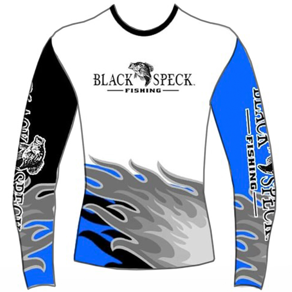 NEW CUSTOM-MADE SUN PROTECTION TOURNAMENT JERSEY- BLUE GREY FLAME